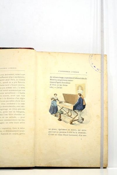 L'accordeur aveugle. Illustrations de François Courboin.