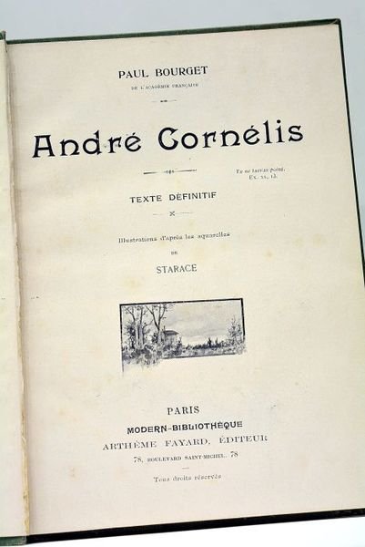 André Cornélis. Texte définitif. Illustrations d'après les aquarelles de Starace.