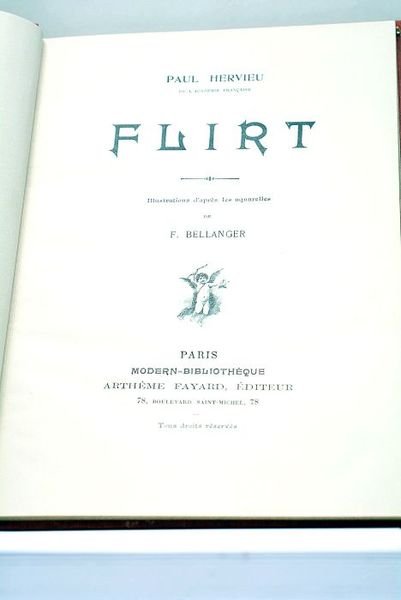 Flirt. Illustrations d'après les aquarelles de F. Bellanger.