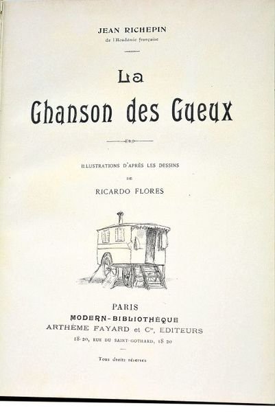 La chanson des gueux. Illustrations d'après les dessins de Ricardo …