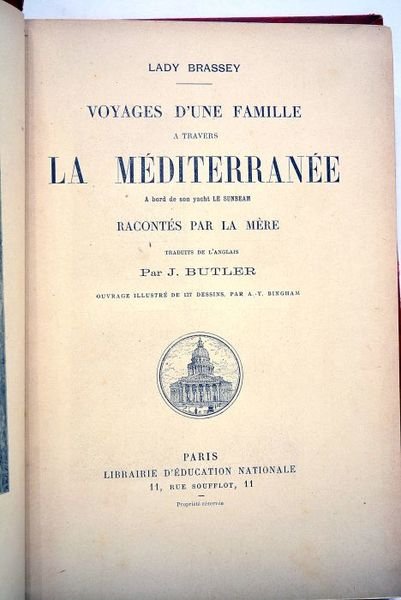 Voyages d'une famille à travers la Méditerranée. A bord de …