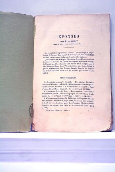 Annales de l'Université de Lyon. Résultats scientifiques de la campagne …