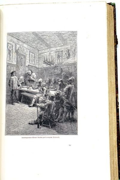 Les puritains d'Écosse. Traduction par M. P. Louisy. Illustré. Dessins …