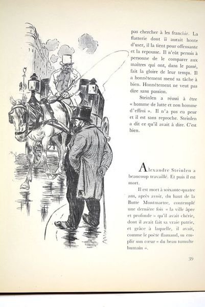 Un grand imagier. Alexandre Steinlen.