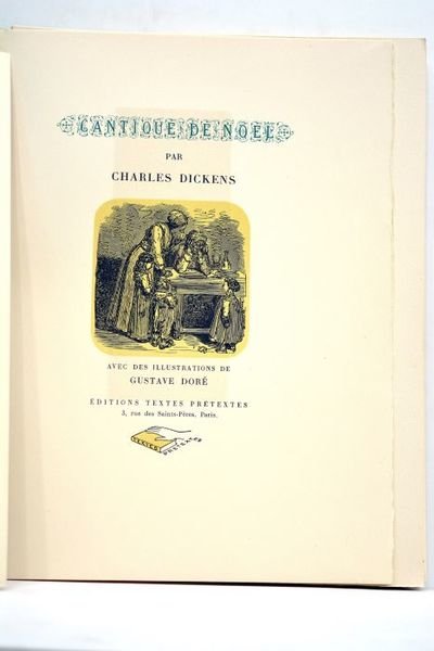 Cantique de Noel. Avec des illustrations de Gustave Doré.