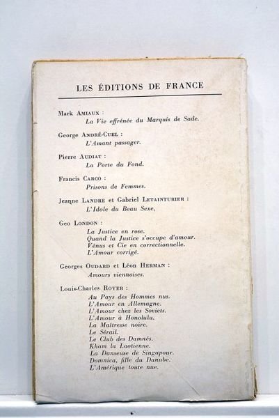 Un grand anormal. Le chevalier de Sacher-Masoch.