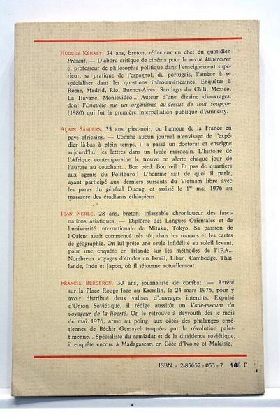 Cinq continents accusent Amnesty International.