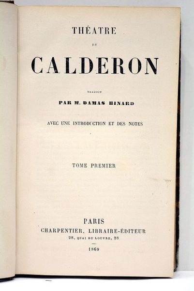 Théâtre. Traduit par M. Damas Hinard. Avec une introduction et …