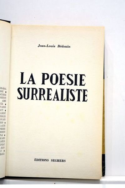 La poésie surrealiste.