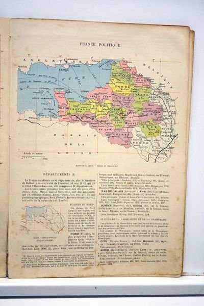 Nouvel atlas primaire. Géographie-Cartographie. Enseignement par l'aspect. Cours moyen.