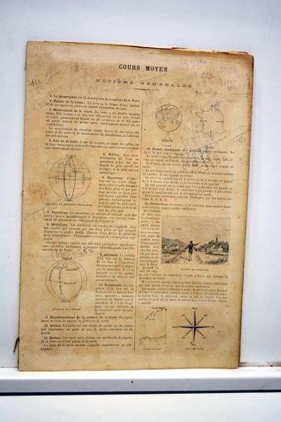 Nouvel atlas primaire. Géographie-Cartographie. Enseignement par l'aspect. Cours moyen.