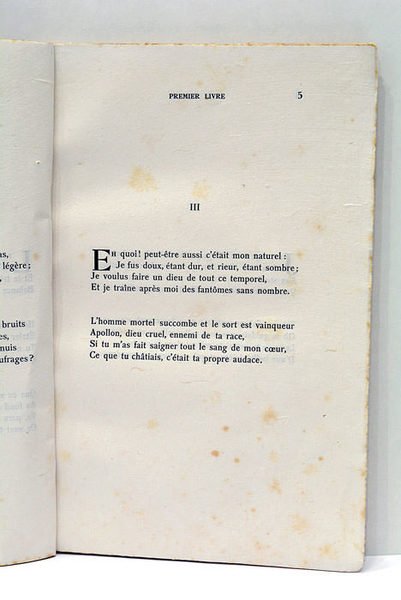 Les stances. Les sept livres.