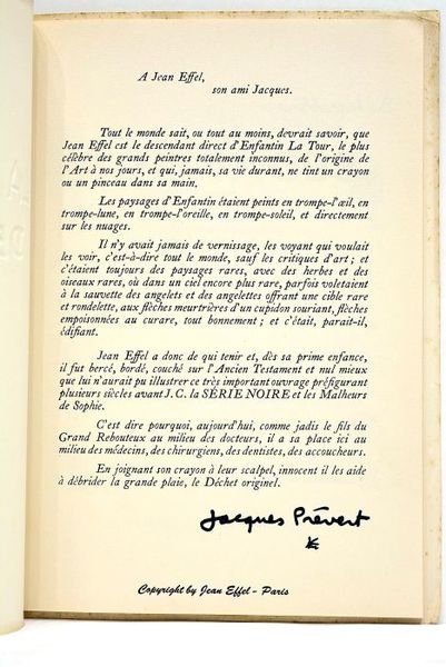 CREATION (La) de l'homme. Deuxième album.