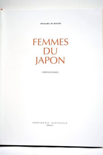 Peintures de beautés. Femmes du Japon.