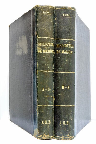 Catálogo de la Biblioteca Pública de Mahon.