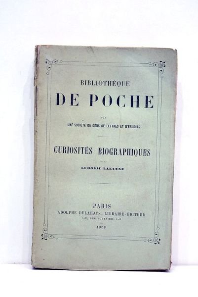 Bibliothèque de poche par une société de gens de lettres …