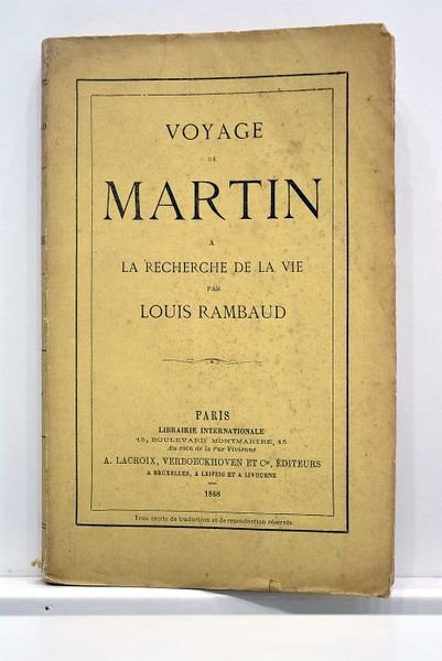 Voyage de Martin à la recherche de la vie.