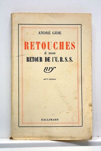 Retouches à mon retour de l'U.R.S.S. Vingtième édition.