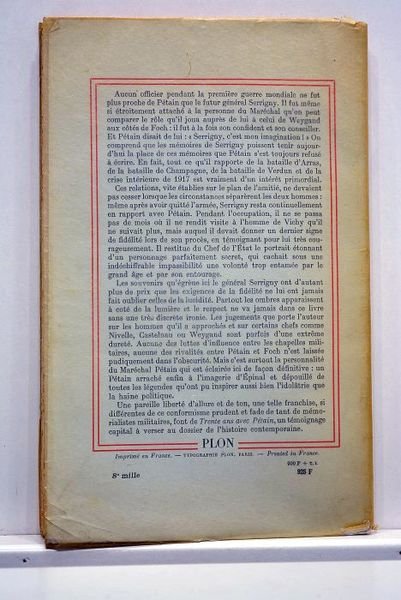 Trente ans avec Pétain.