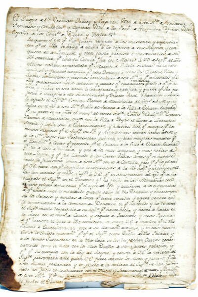 [ Cédula de asiento en Cortes a favor de Esteban … | Immagine Gallery 1