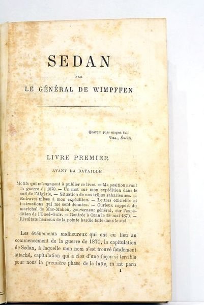 Sedan. Deuxième édition revue et corrigée.