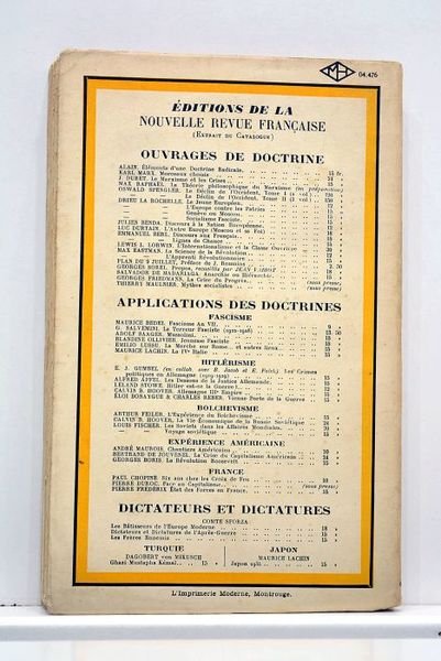 Anarchie ou hiérarchie. La crise de la démocratie. Ébauche d'une …