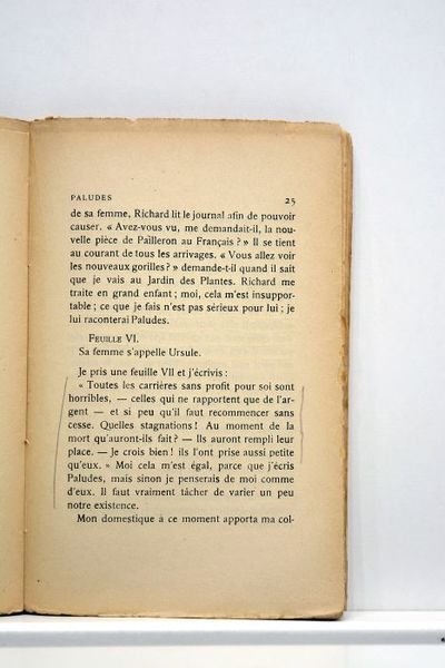 Paludes. Quatrième édition.