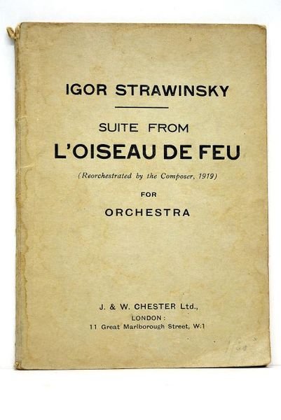Suite from L'oiseau de Feu (Reorchestrated by the Composer, 1919) …