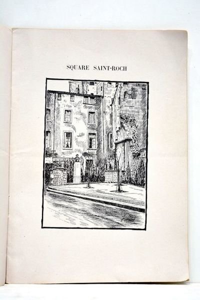 Le square Saint-Roch. Extrait de l'ouvrage: Vieilles Rues de Montpellier, …