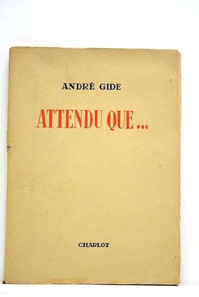 Attendu que… Chardonne 1940- Réponse à une enquête- Interviews imaginaires- …