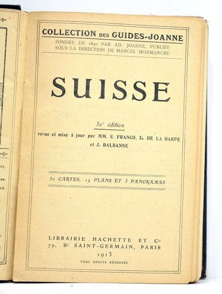 SUISSE. 30e édition revue et mise à jour par MM. …