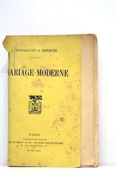 Mariage moderne.