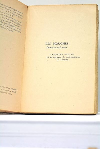 Théatre. Les mouches. Huis clos. Morts sans sépulture. La putain …