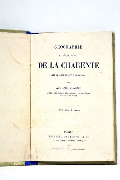 Géographie du département de la Charente avec une carte coloriée …