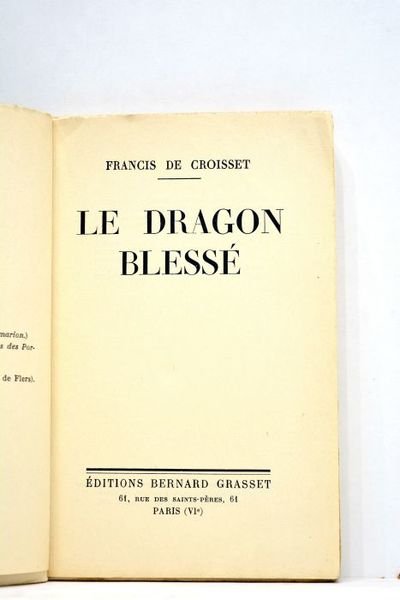 Le dragon blessé.