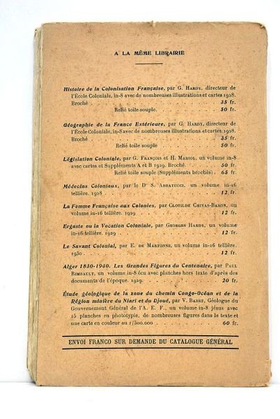 L'Afrique Equatoriale Française (A.E.F.). Préface de M. Lucien Hubert, Sénateur, …