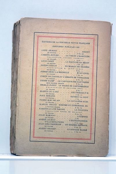 Lettres. Préface de André Gide. Huitième édition.