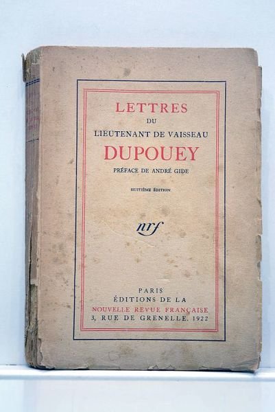 Lettres. Préface de André Gide. Huitième édition.