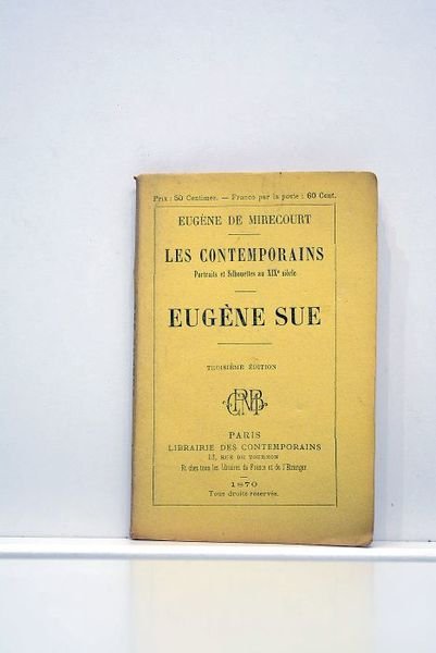 Eugène Sue. 121. Quatrième édition.