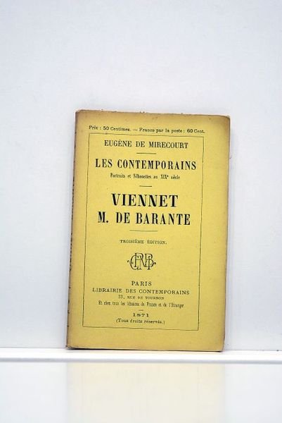 Viennet de M. de Barante. 109.