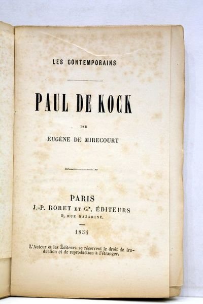 Paul de Kock.