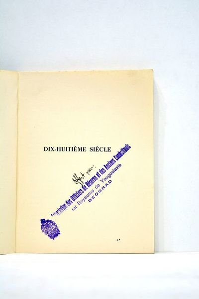 La littérature yougoslave moderne.