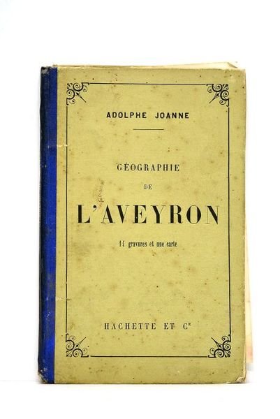 Géographie du département de l'Aveyron. Avec une carte coloriée et …