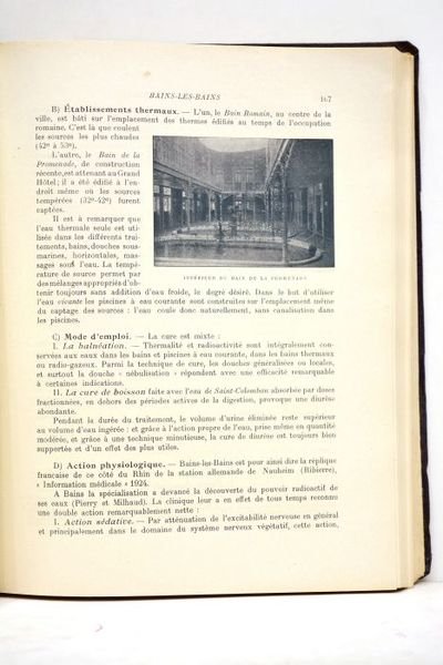 ANNUAIRE médical des Stations Hydrominérales Climatiques et Balnéaires de France. …