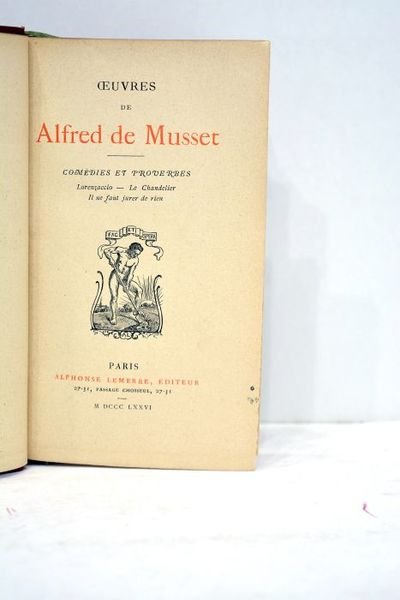 Oeuvres. Comédies et proverbes : La nuit vénetienne. André del …