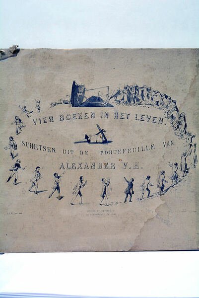 Vier boeken in het leven. Schetsen uit de portefeuille van …