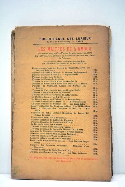 L'Oeuvre libertine des Poètes du XIXe Siècle. Ouvrage orné de …