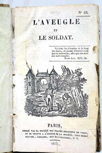 AVEUGLE (L') et le soldat. Matelots. Paris, Société des traités …
