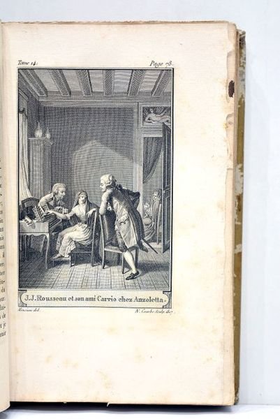 Oeuvres. Les Confessions. Nouvelle édition ornée de vingt gravures. Tome …