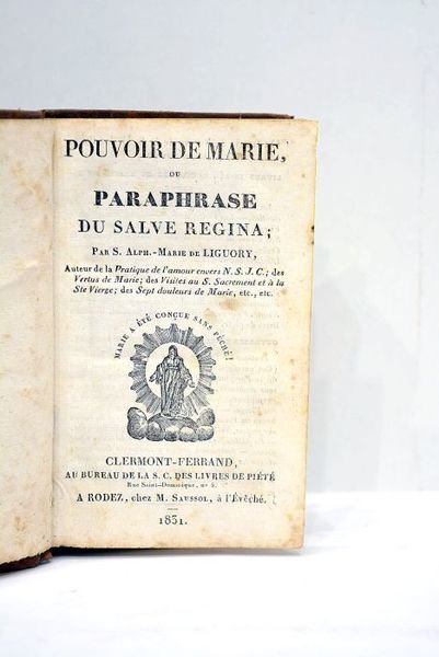 Pouvoir de Marie, ou Paraphrase du Salve regina.